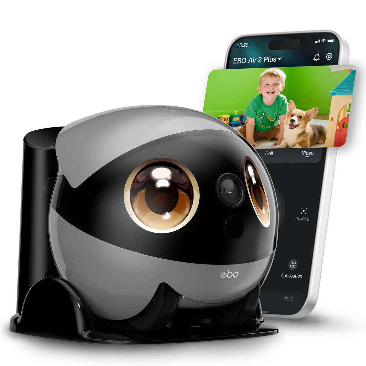 EBO Air 2 Plus 3K Mobile Pet Camera Robot