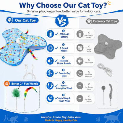 Interactive Cat Toys for Indoor Play & Enrichment