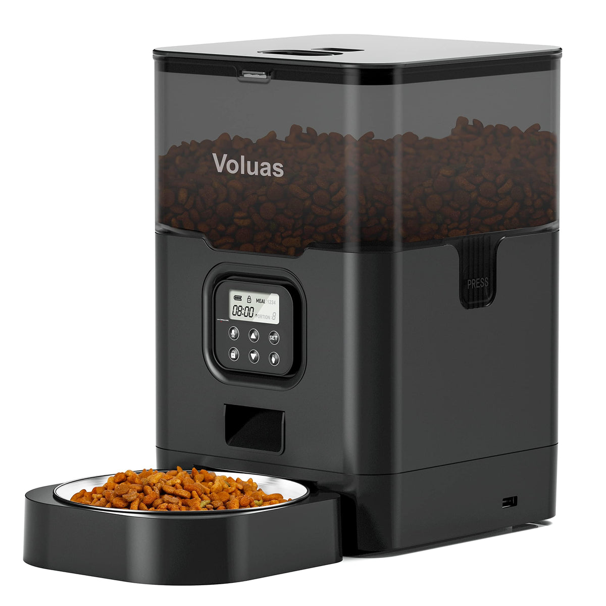 Automatic Pet Feeder With Timed Meal Scheduling