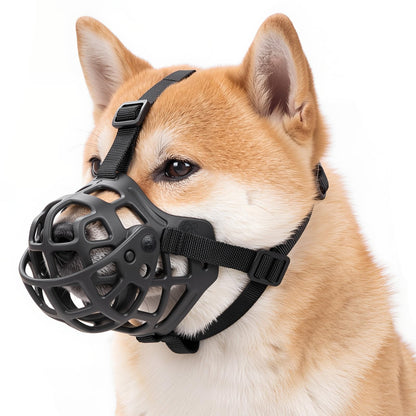 Breathable Basket Dog Muzzle for Medium & Large Dogs
