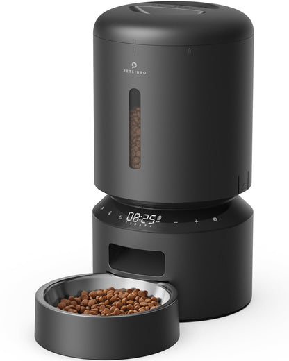 5L Automatic Cat Feeder With Dual Steel Bowls