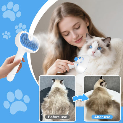 Pet Steam Brush for Dogs & Cats