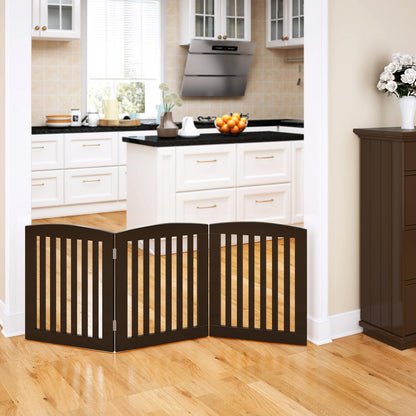 Wooden Freestanding Foldable Dog Gate