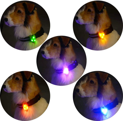 Waterproof LED Pet Safety Lights – 5 Pack