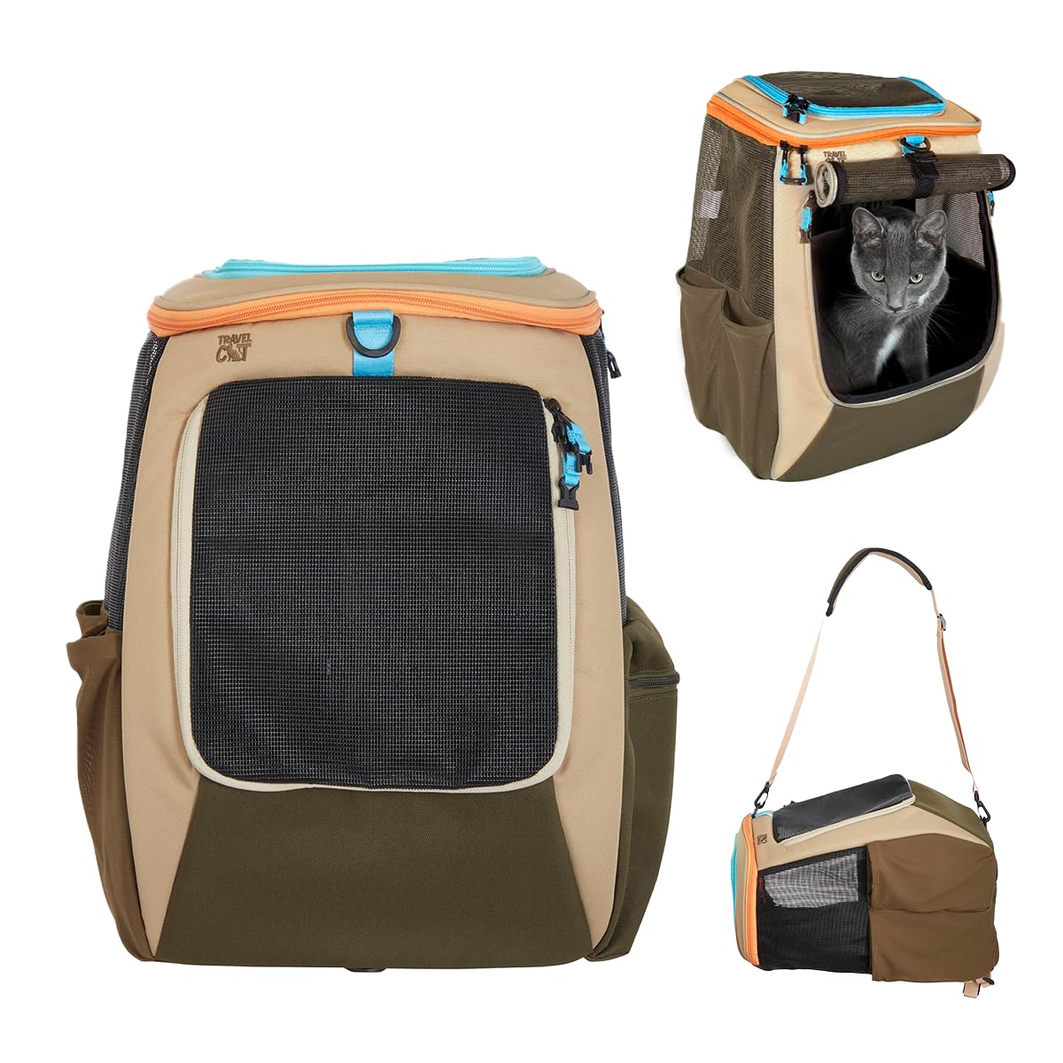 Navigator Convertible Mesh Cat Carrier Backpack