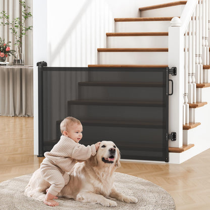 Retractable Mesh Dog Gate for Stairs & Doorways