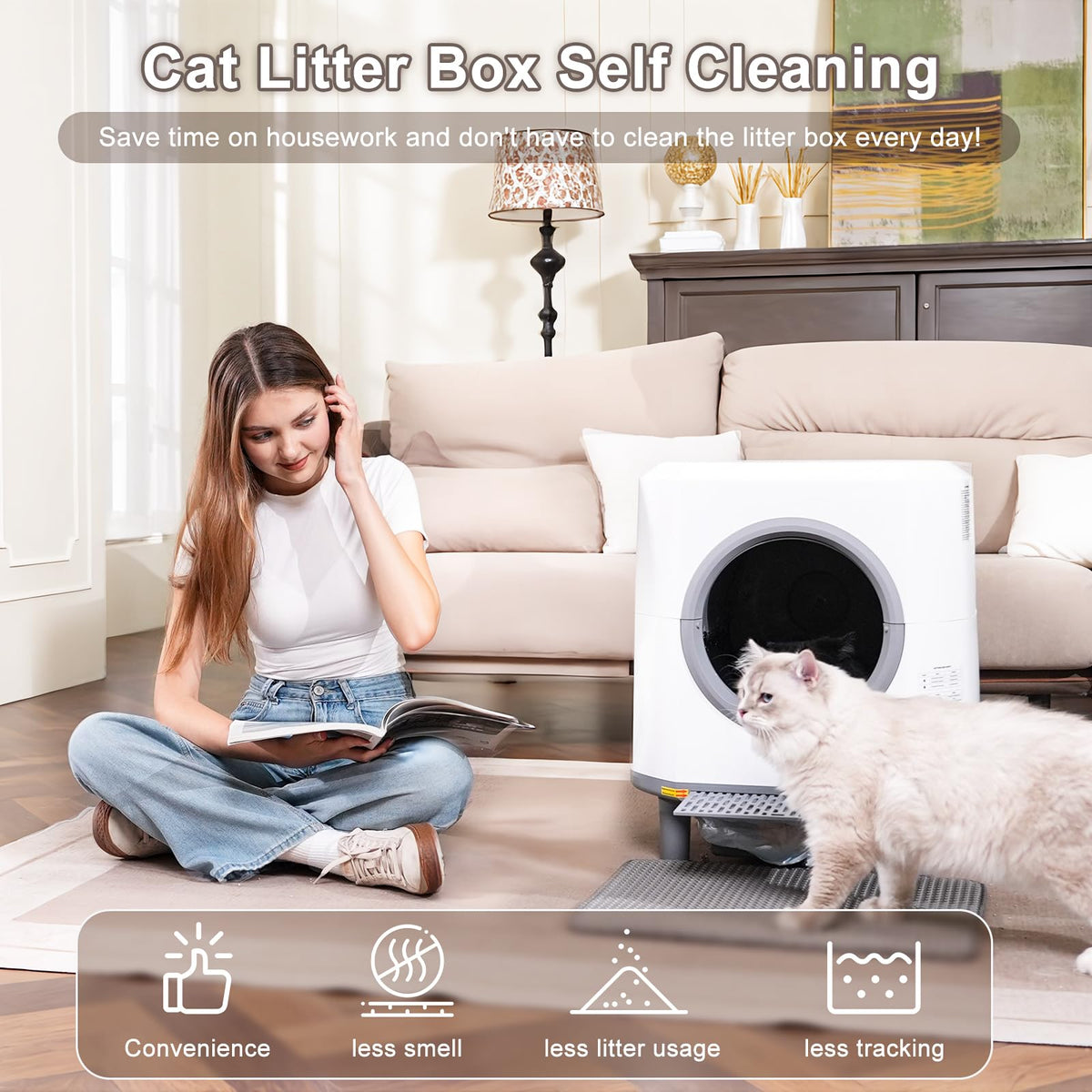 Ellenpent Modern Cat Litter Box