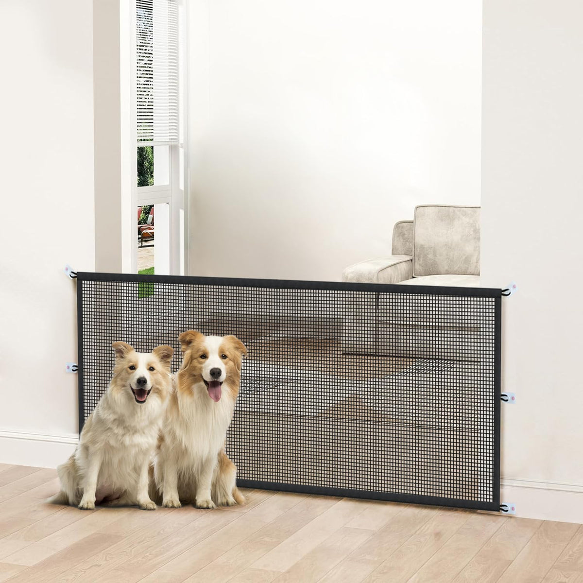 Mesh Dog Gate for Stairs & Doorways