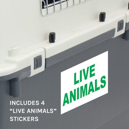 Airline-Compliant Travel Dog Kennel With Food Bowls