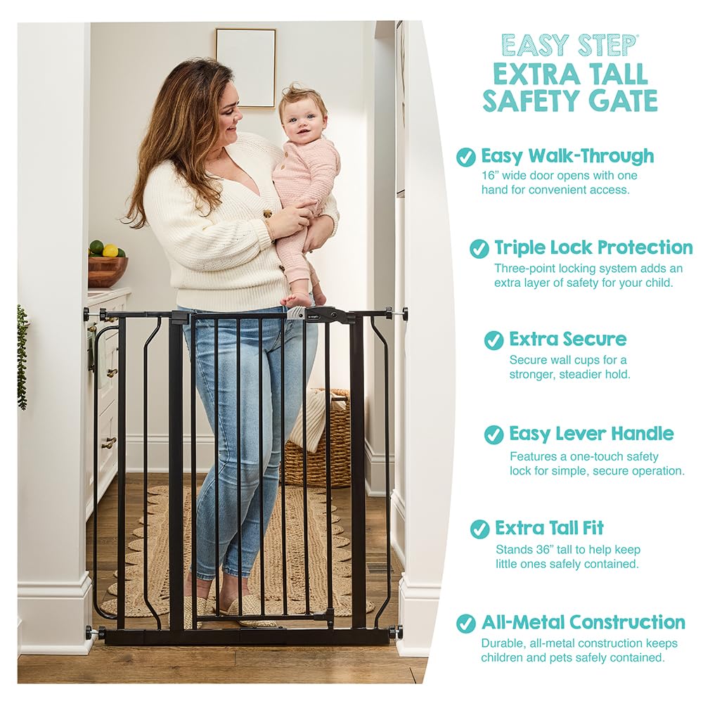 Extra Wide Walk-Through Dog Gate