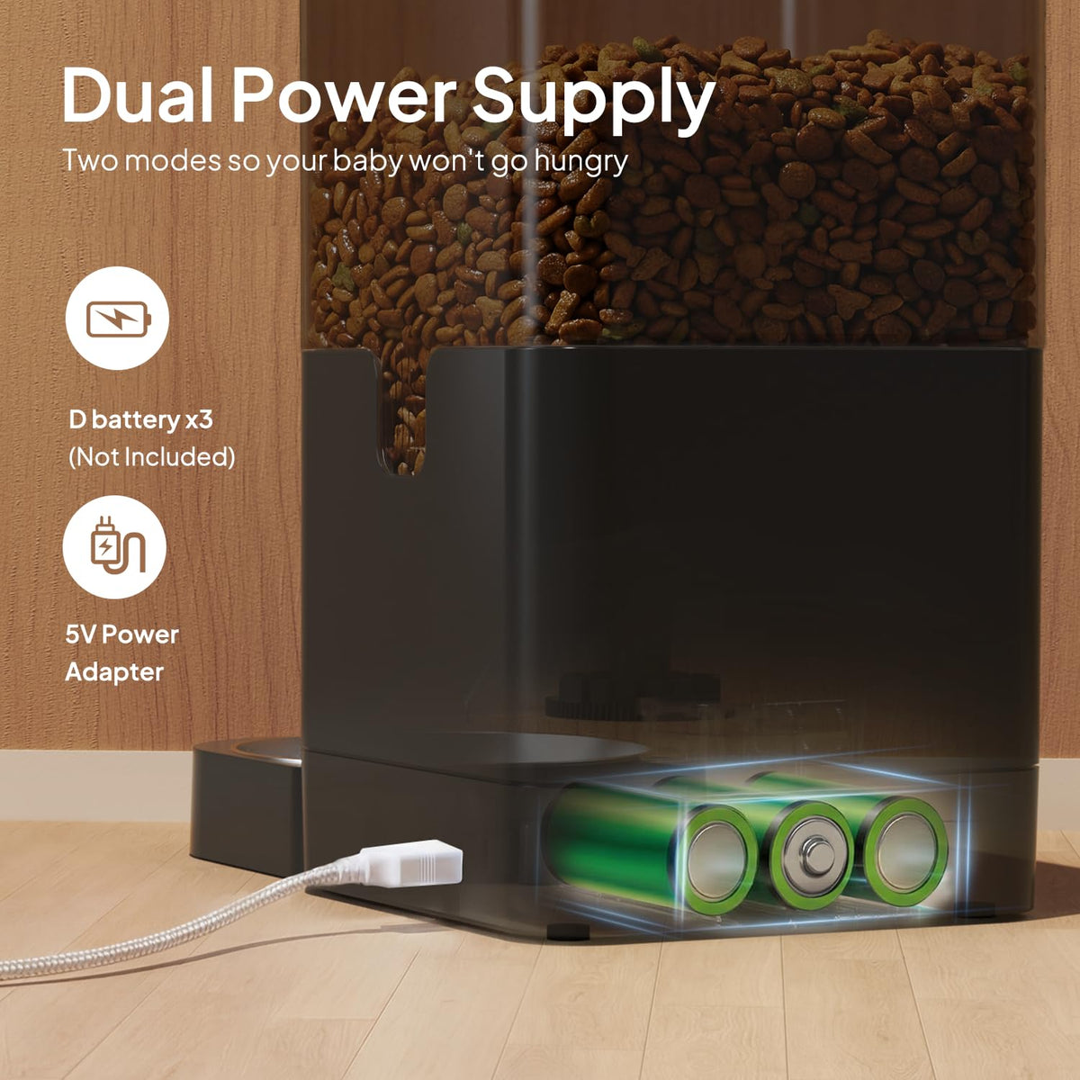 Automatic Pet Feeder With Timed Meal Scheduling