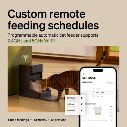 RFID Cat Feeder With Personalized Meal Access
