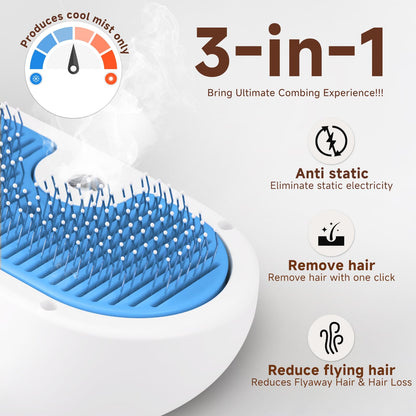 Pet Steam Brush for Dogs & Cats