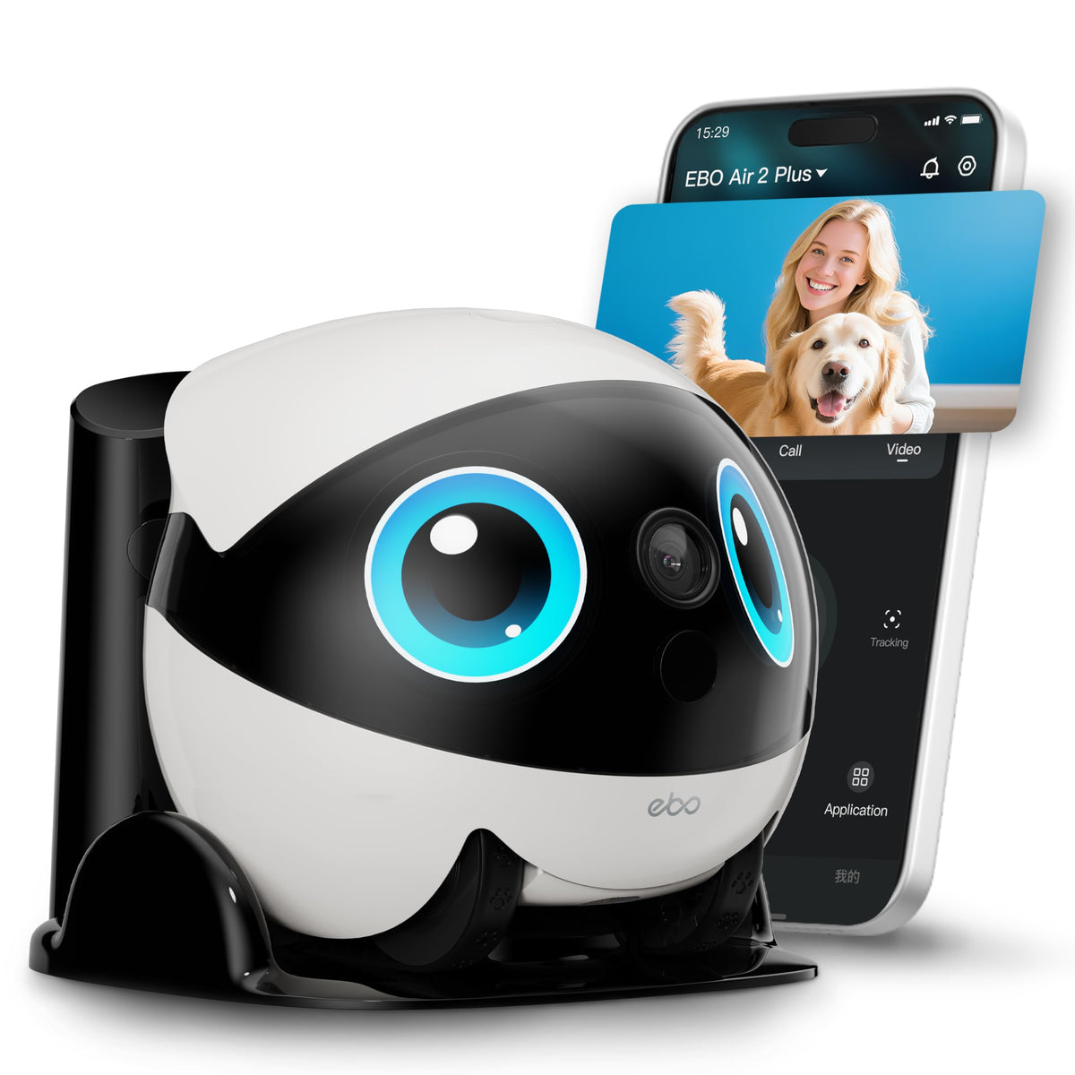 EBO Air 2 Plus 3K Mobile Pet Camera Robot