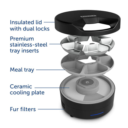Refrigerated Pet Feeder With 6 Fresh Meals