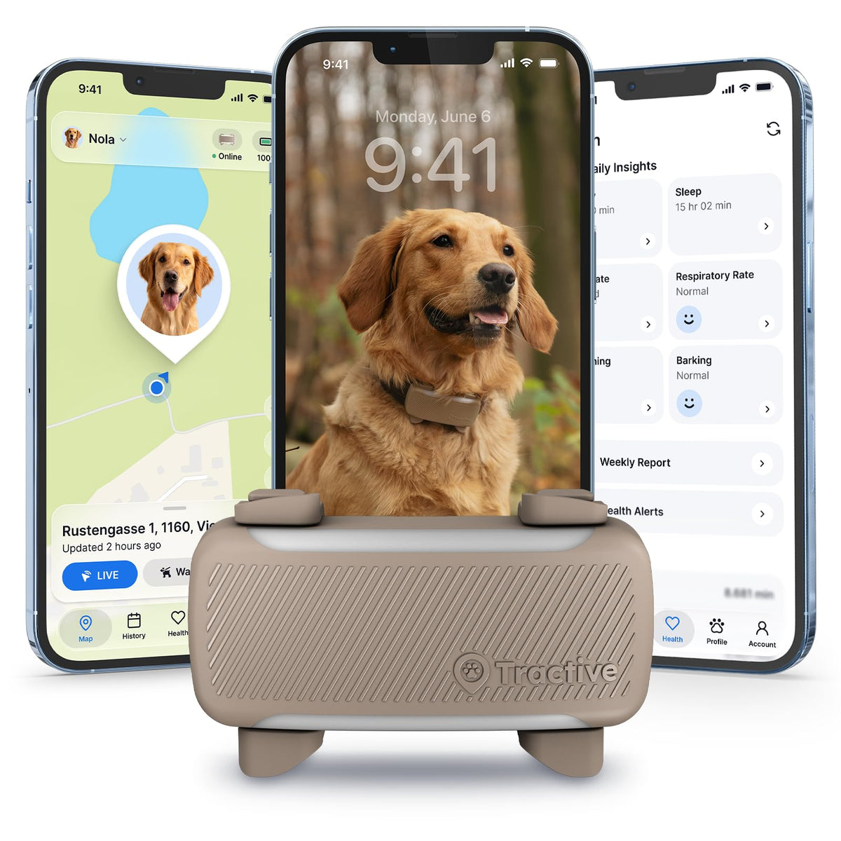 XL Smart Dog GPS Tracker With Virtual Fence