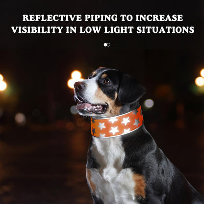 High-Visibility Reflective Dog Collars – 2 Pack