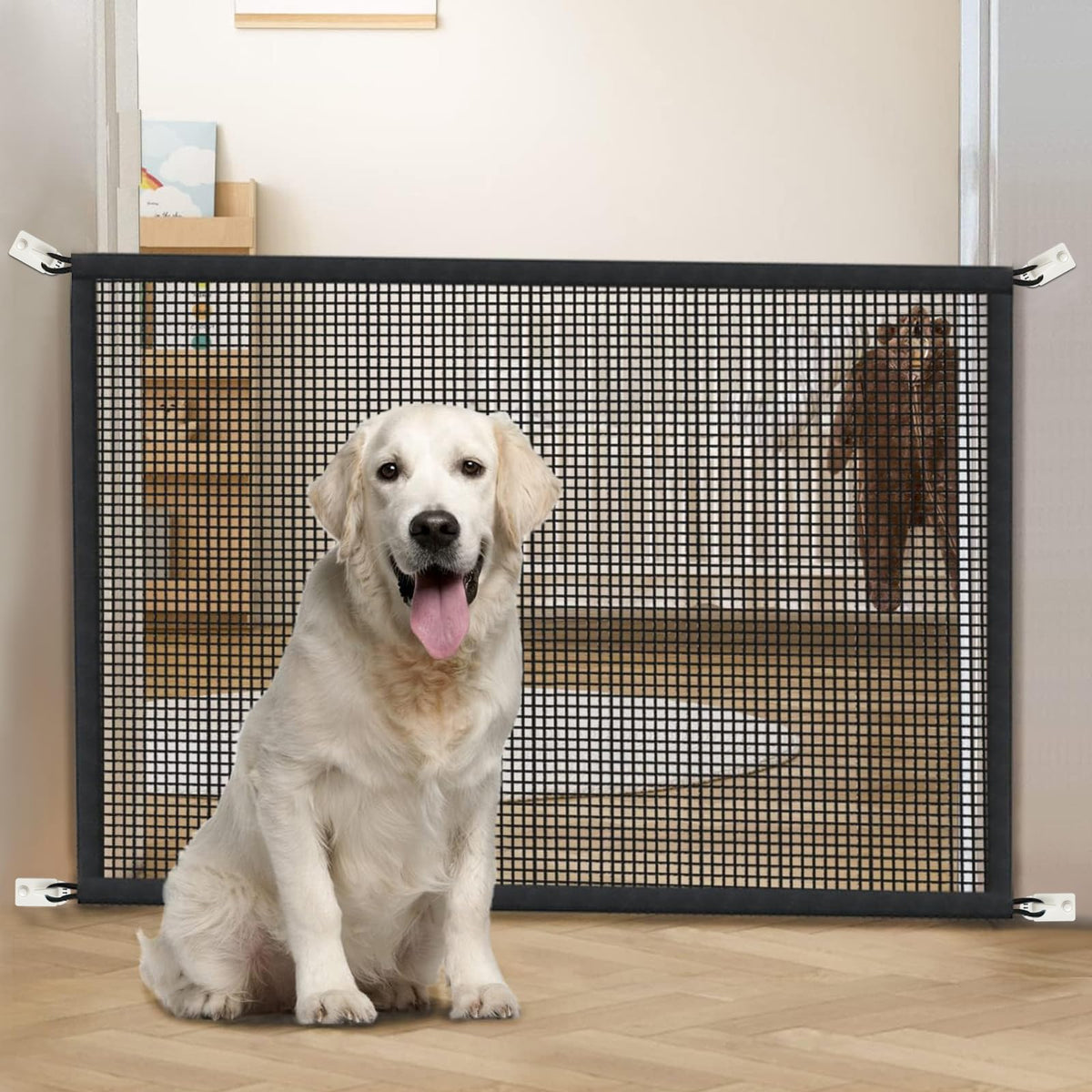 Mesh Dog Gate for Stairs & Doorways