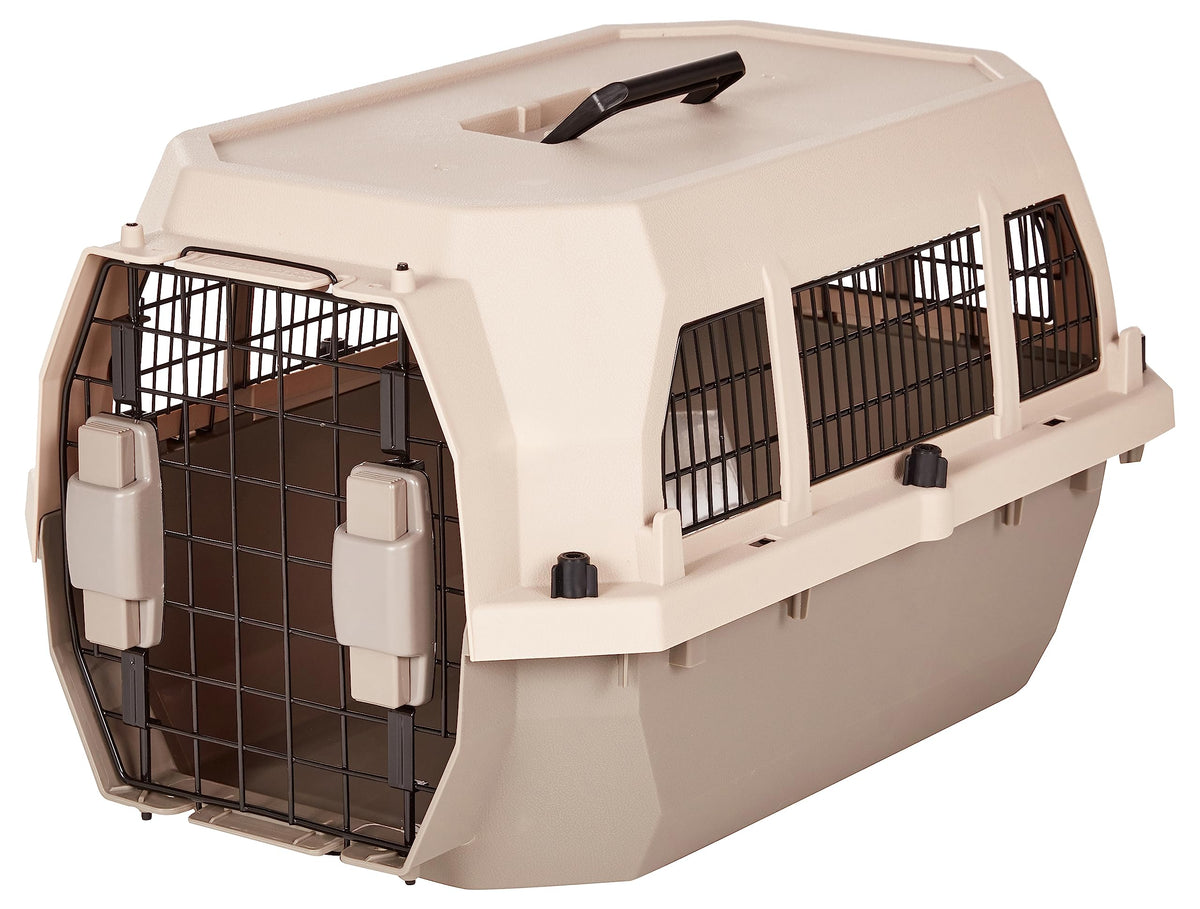 Durable Plastic Pet Carrier With Secure Buckles