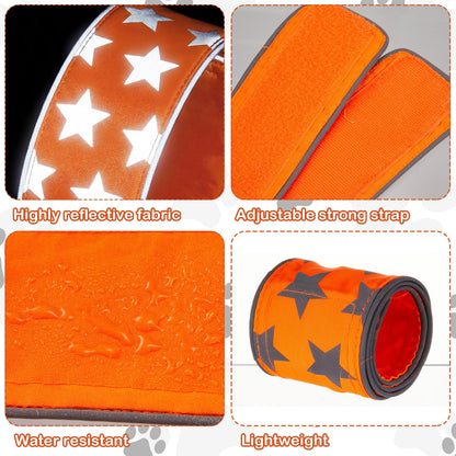 High-Visibility Reflective Dog Collars – 2 Pack