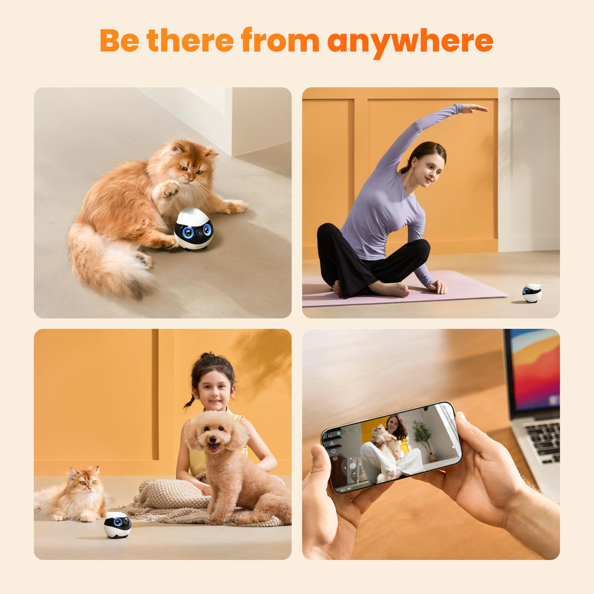 EBO Mini 2K Mobile Pet Camera Robot
