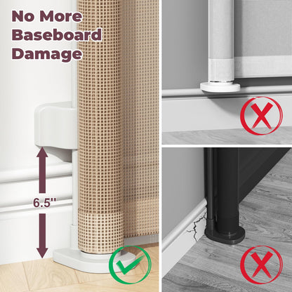 Retractable Mesh Dog Gate for Stairs & Doorways