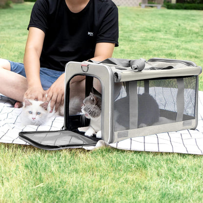 Soft-Sided Pet Carrier for Large & Medium Cats