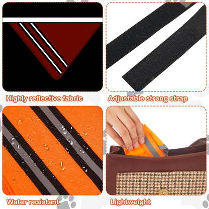 High-Visibility Reflective Dog Bandanas – 2 Pack