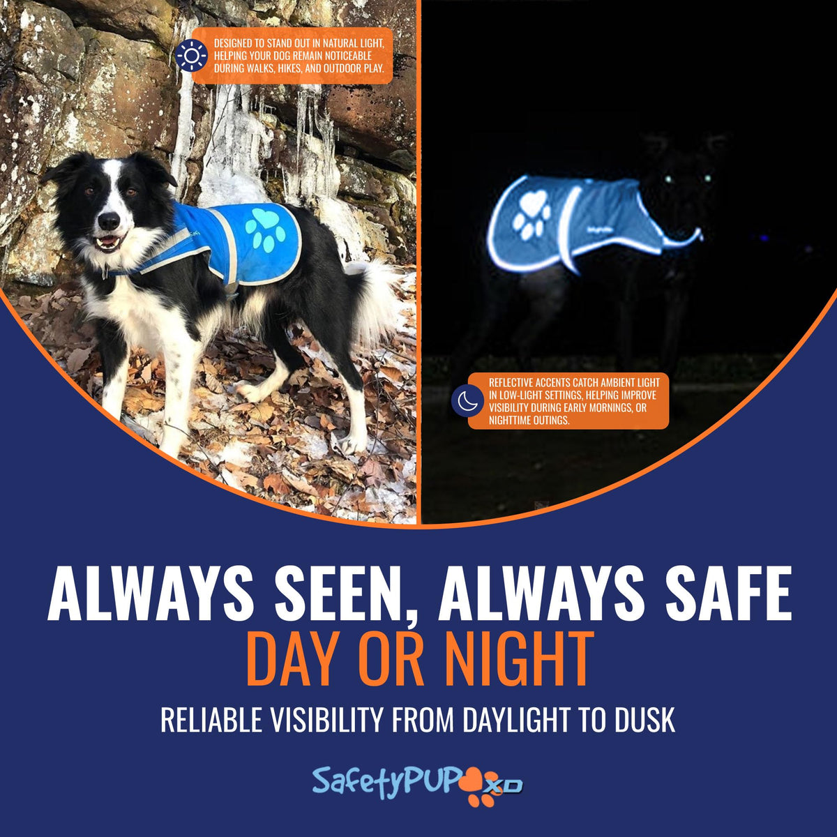 High-Visibility Reflective Dog Safety Vest