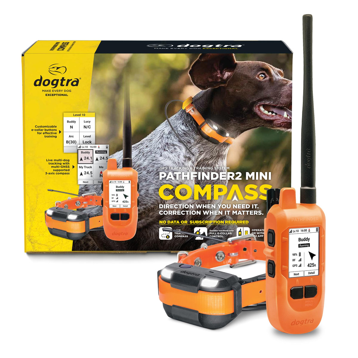 GPS Dog Tracker With 9-Mile Range & Training