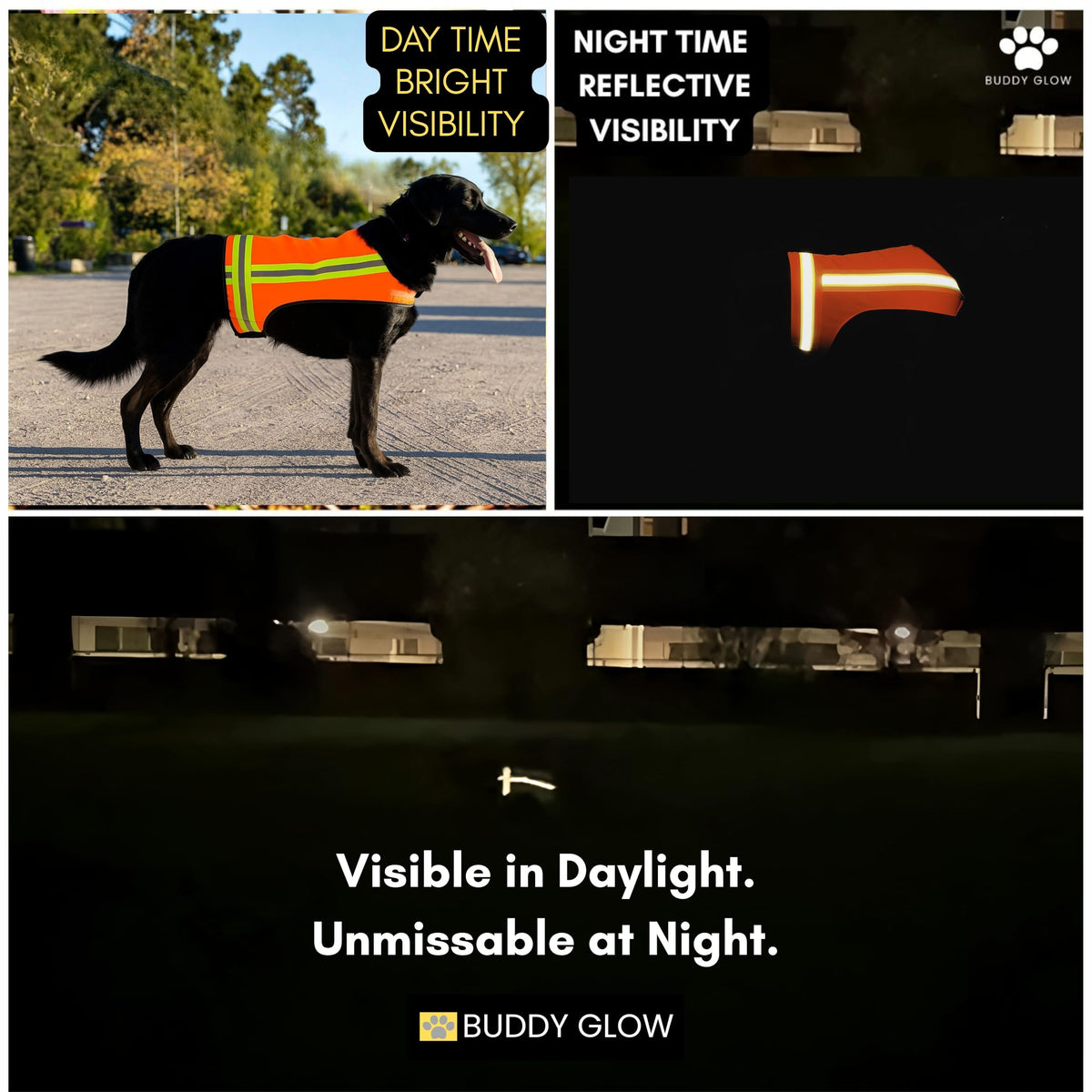 High-Visibility Reflective Dog Safety Vest