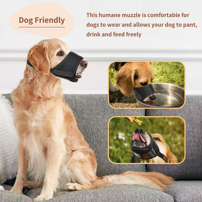 Soft Breathable Mesh Dog Muzzle